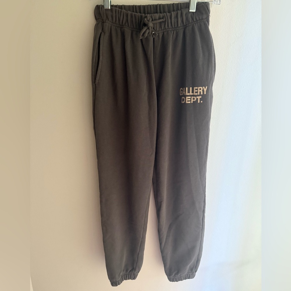 GALLERY DEPT. Logo Sweatpants – Washed Gray - Size L - Like New! Celeb Fav